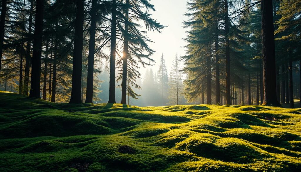 A serene and tranquil landscape showcasing a collection of traditional Finnish male names, each nestled within a lush, verdant forest setting. The names are elegantly displayed in a clean, minimalist font, casting subtle shadows on the mossy ground beneath. Warm, diffused lighting filters through the canopy of towering evergreen trees, creating a peaceful, contemplative atmosphere. The composition is balanced and harmonious, inviting the viewer to explore the rich heritage and cultural significance of these timeless Finnish monikers.
