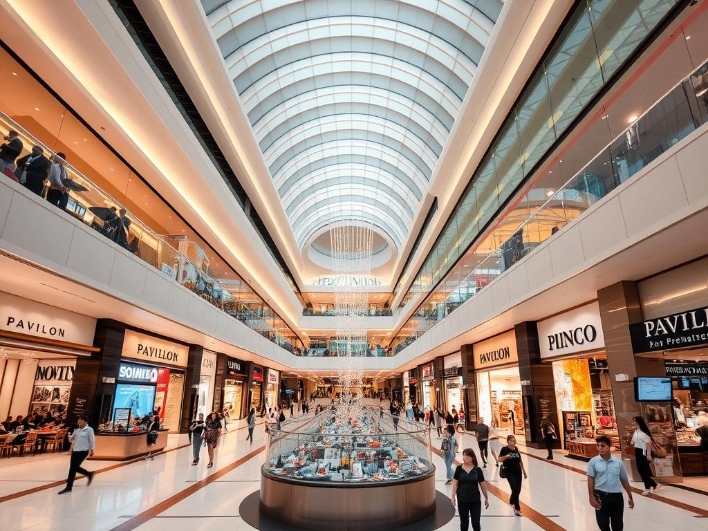 Centrum handlowe Pavilion w Kuala Lumpur - luksusowe sklepy i restauracje