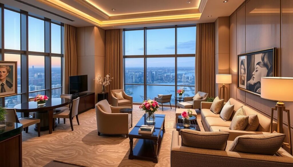 Luksusowy apartament prezydencki w hotelu pięciogwiazdkowym