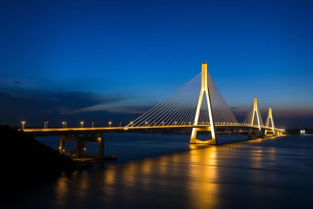 Most Suramadu łączący Surabaja z wyspą Madura