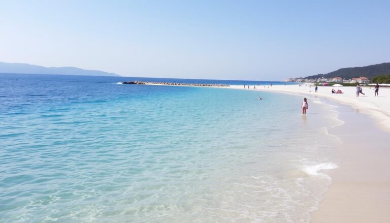 Plaża w Tsilivi na Zakynthos, idealna dla rodzin z dziećmi