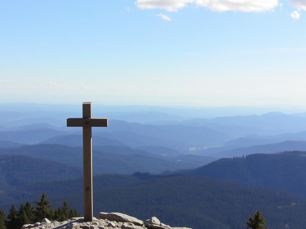 Widok ze szczytu Kandel w Schwarzwaldzie (Czarnym Lesie) na okoliczne doliny