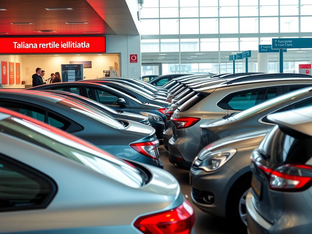 Wypożyczalnia samochodów na lotnisku we Włoszech z samochodami gotowymi do wynajęcia