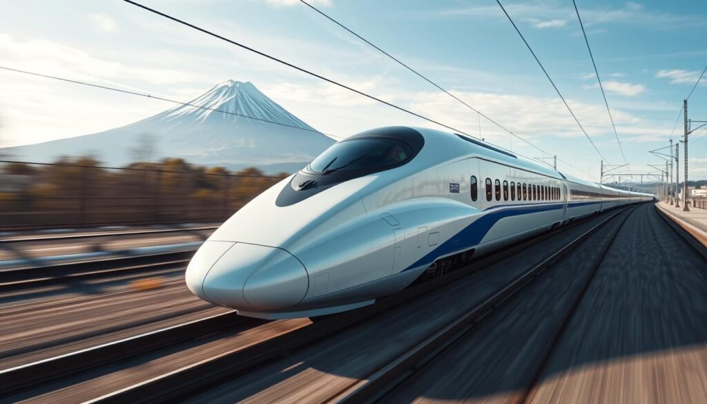 Japoński szybki pociąg Shinkansen - wydajny sposób podróżowania po Japonii