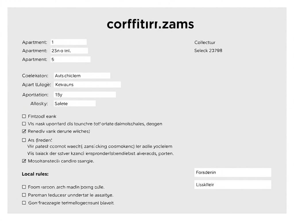 Wzór potwierdzenia rezerwacji dla apartamentu wakacyjnego